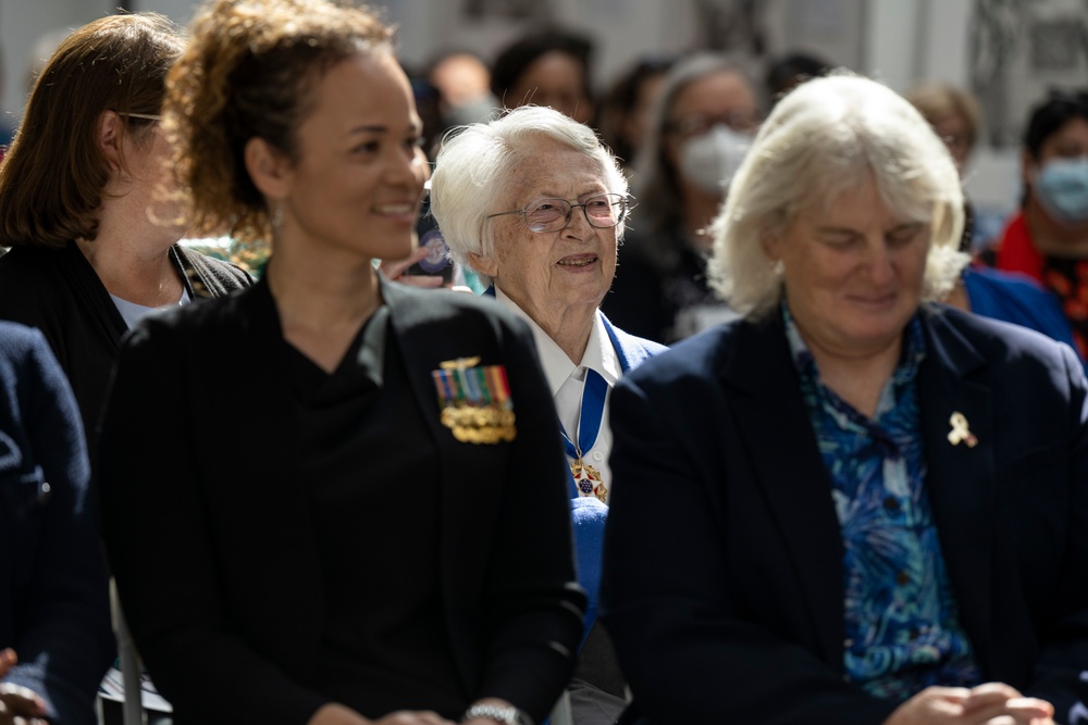 SECDEF Hosts 25th Anniversary Ceremony for Military Women's Memorial