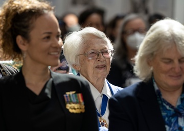 SECDEF Hosts 25th Anniversary Ceremony for Military Women's Memorial