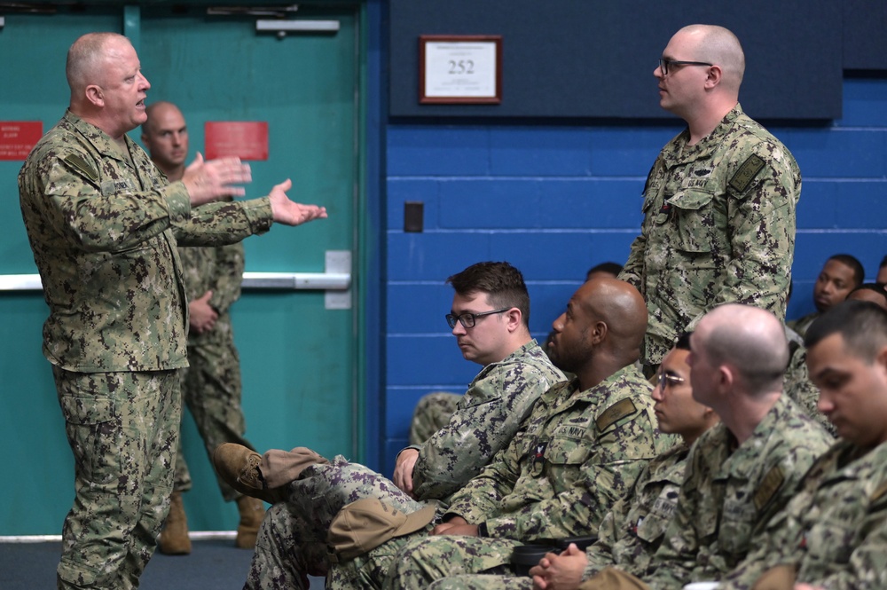 Master Chief Petty Officer of the Navy James Honea Visits Naval Submarine Base Kings Bay