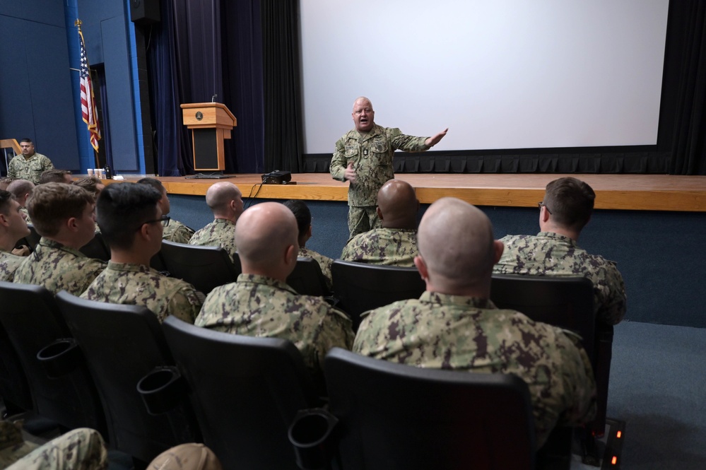 Master Chief Petty Officer of the Navy James Honea Visits Naval Submarine Base Kings Bay