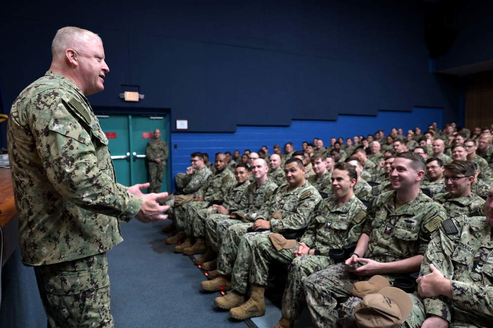 Master Chief Petty Officer of the Navy James Honea Visits Naval Submarine Base Kings Bay