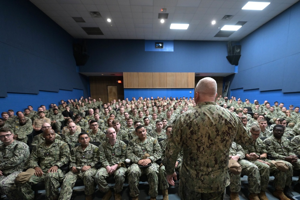 Master Chief Petty Officer of the Navy James Honea Visits Naval Submarine Base Kings Bay