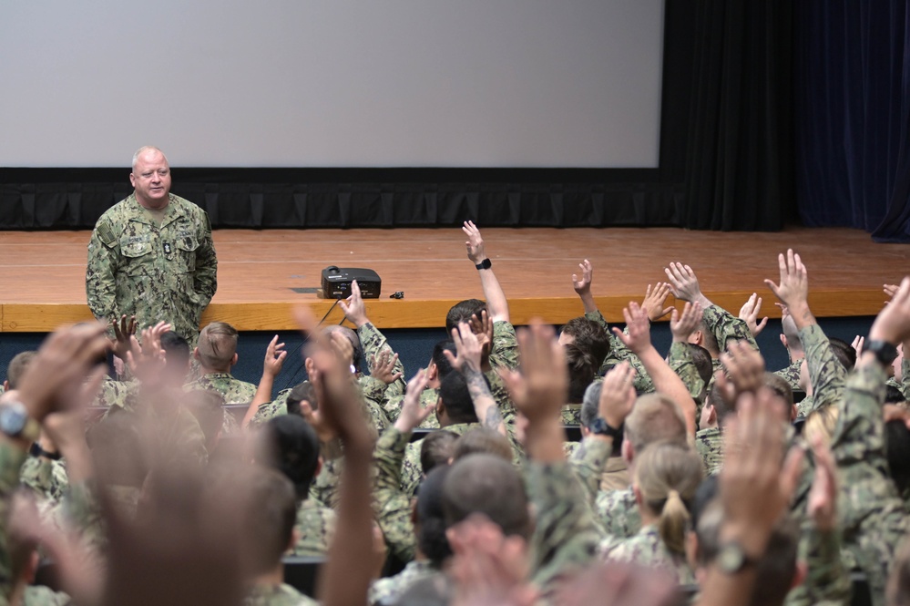 Master Chief Petty Officer of the Navy James Honea Visits Naval Submarine Base Kings Bay