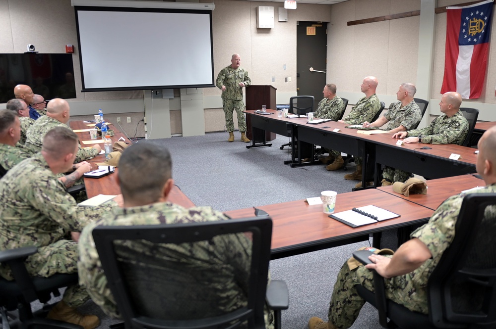 Master Chief Petty Officer of the Navy James Honea Visits Naval Submarine Base Kings Bay