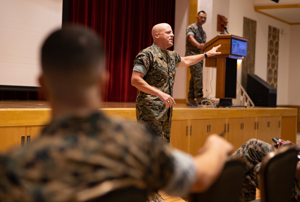 III MIG Marines Attend A Brief  On MCDP 8