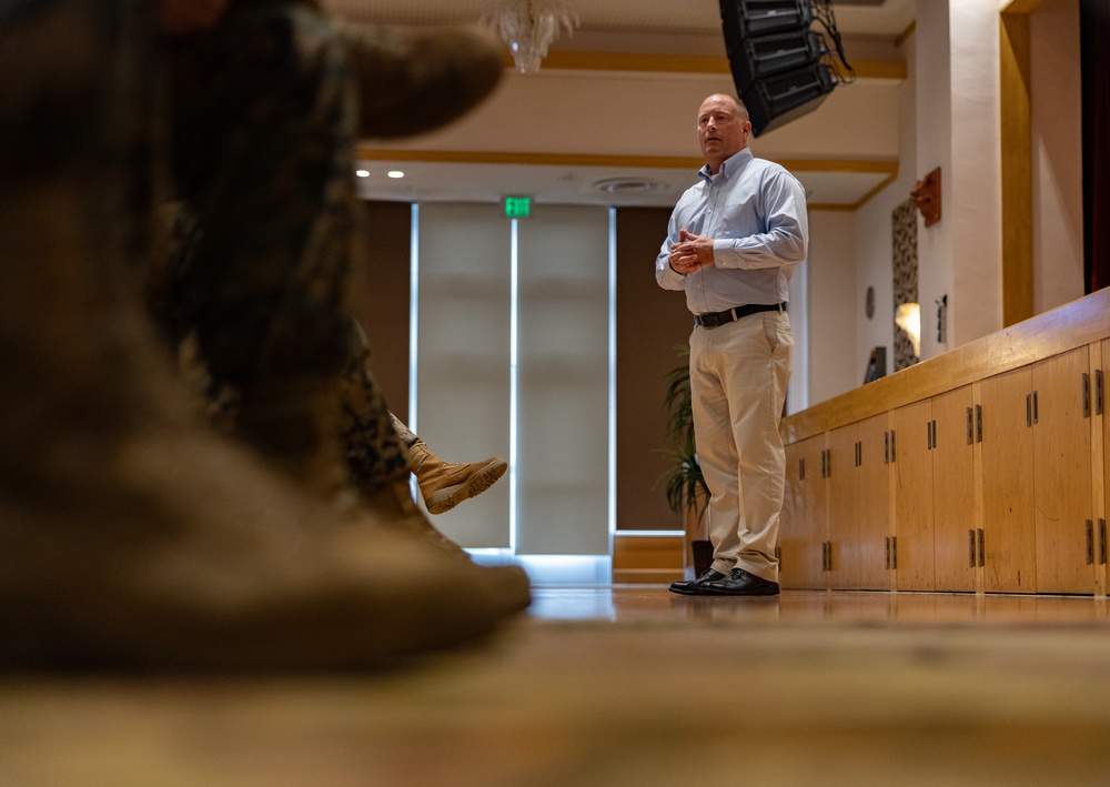 III MIG Marines Attend A Brief  On MCDP 8