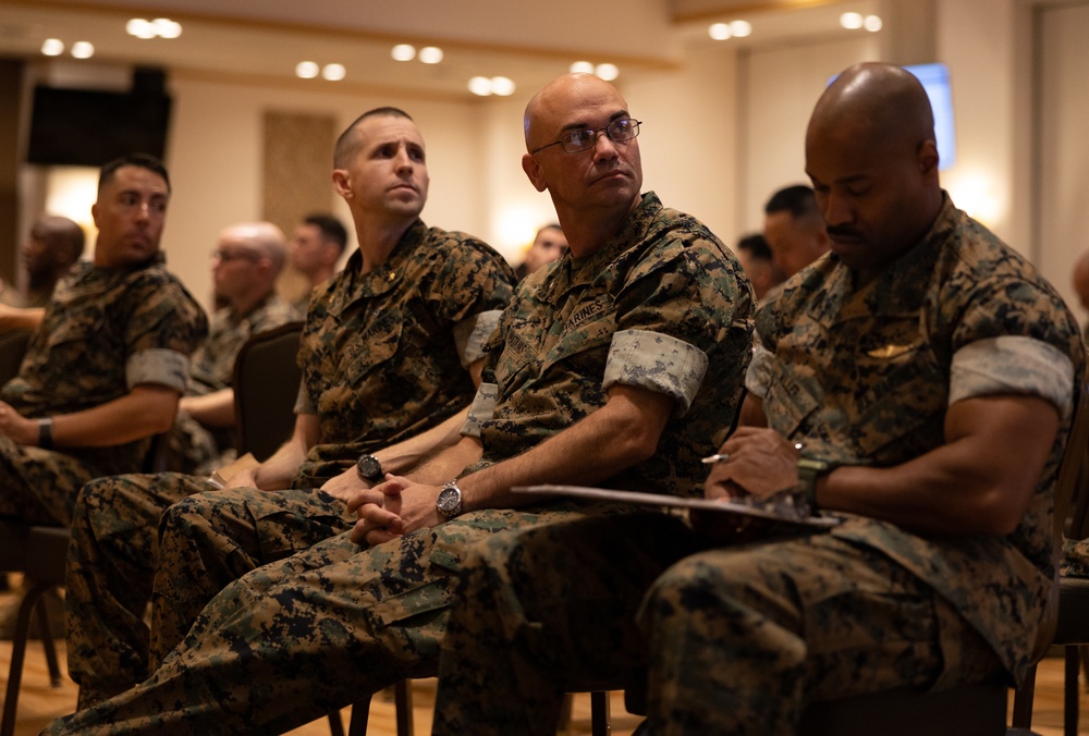 III MIG Marines Attend A Brief  On MCDP 8