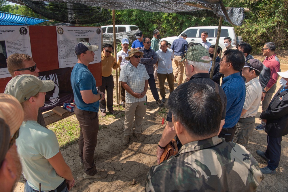 United States Ambassador to the Lao People’s Democratic Republic visits DPAA Recovery Site