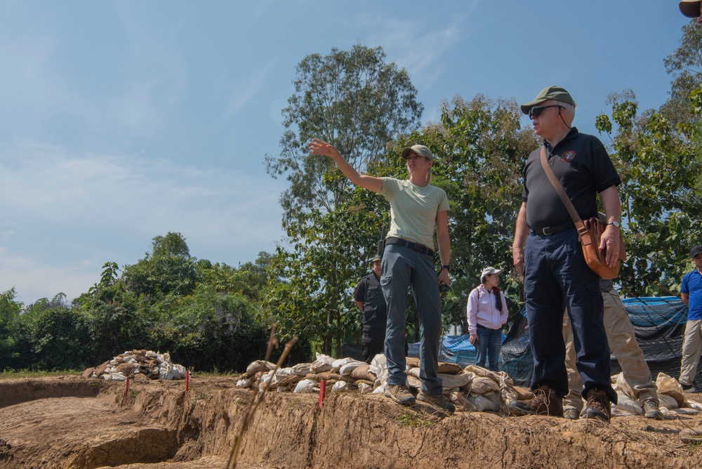 United States Ambassador to the Lao People’s Democratic Republic visits DPAA Recovery Site