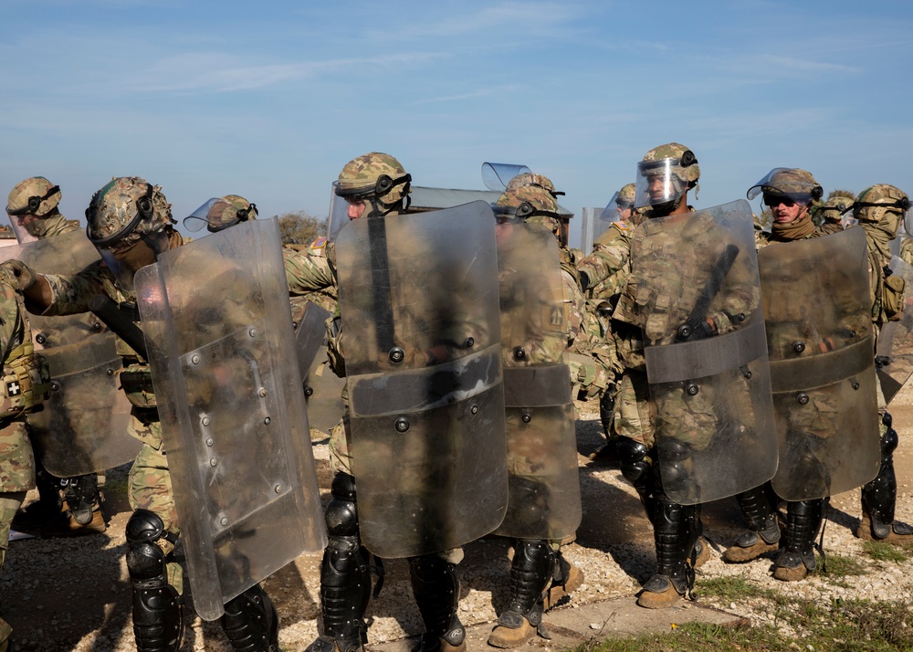 Task Force Nighthawk participate in Operation Bronze Shield