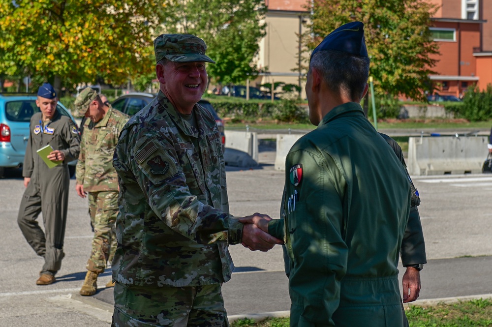 COMUSAFE Visits Aviano Air Base