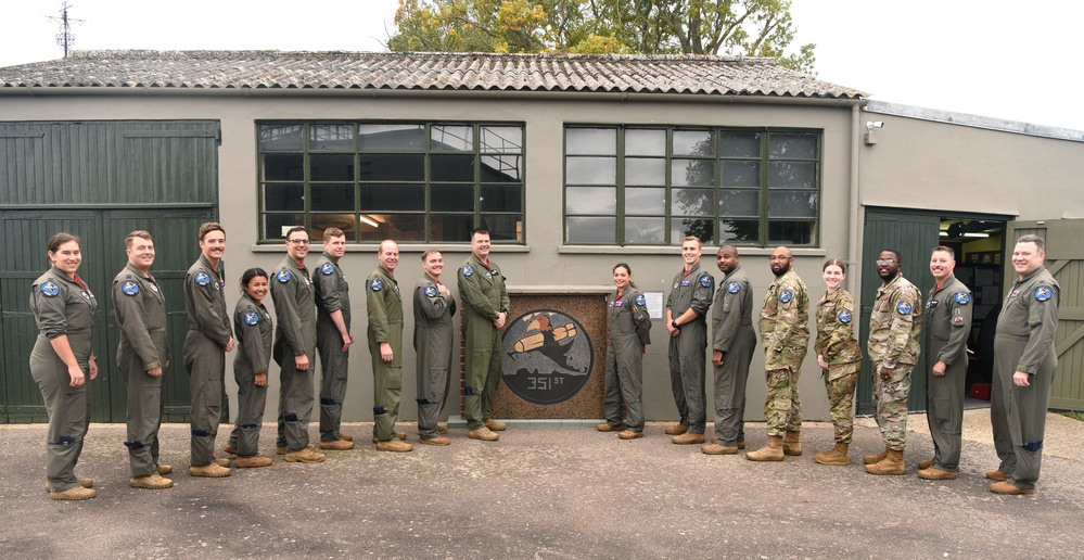 351st ARS highlights heritage with patching ceremony at Thorpe Abbotts