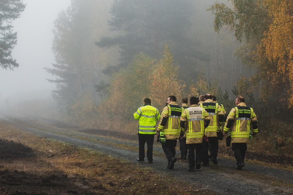 USAG Bavaria Fire Department Detonates Unexploded Ordnance in GTA