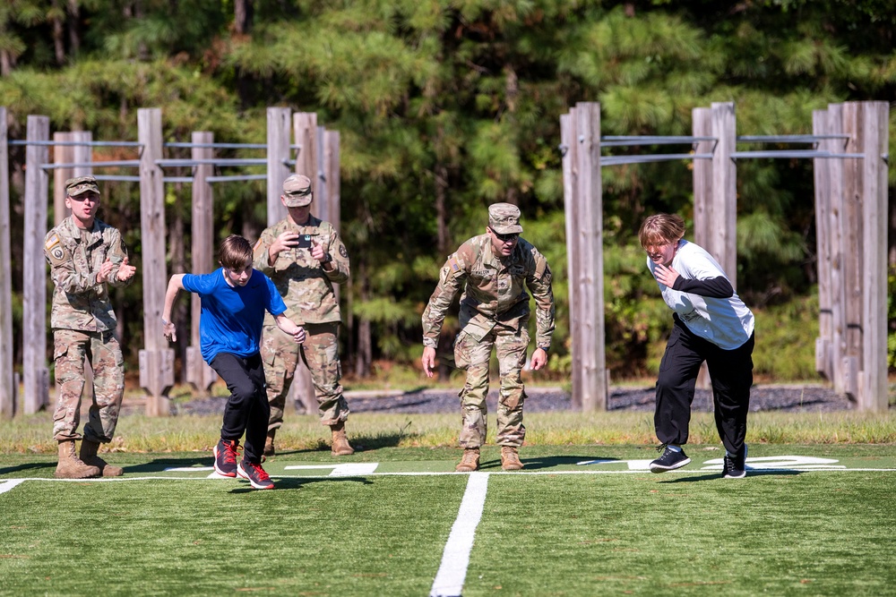 Smithfield H.S. JROTC visits Joint Base Langley-Eustis