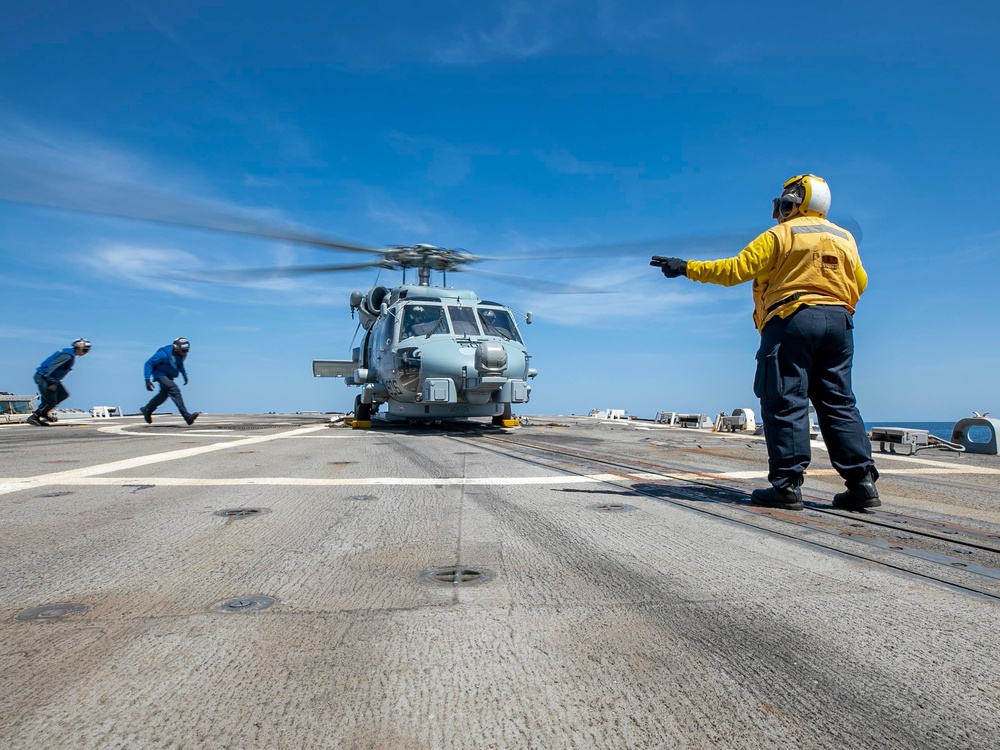 DVIDS - Images - USS Delbert D. Black Conducts Flight Operations [Image ...