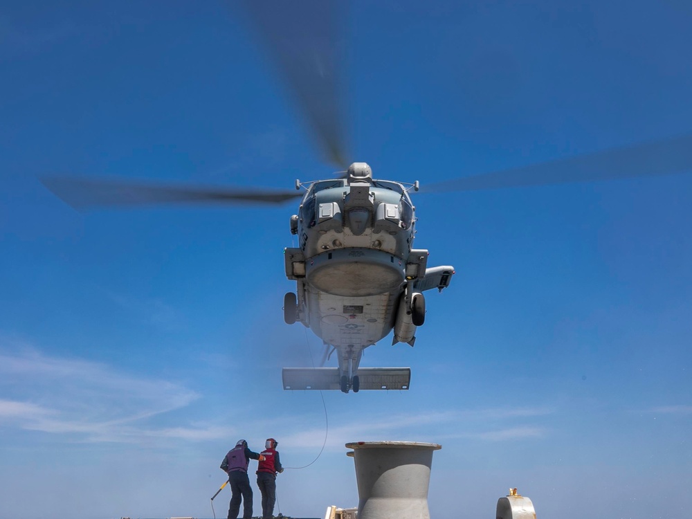 USS Delbert D. Black Conducts Flight Operations