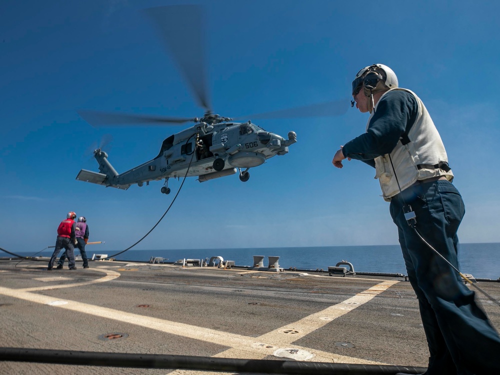 USS Delbert D. Black Conducts Flight Operations