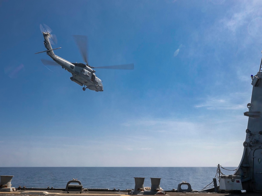 USS Delbert D. Black Conducts Flight Operations