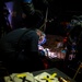 Coast Guard Cutter Hamilton crewmember welds while underway in the Atlantic Ocean