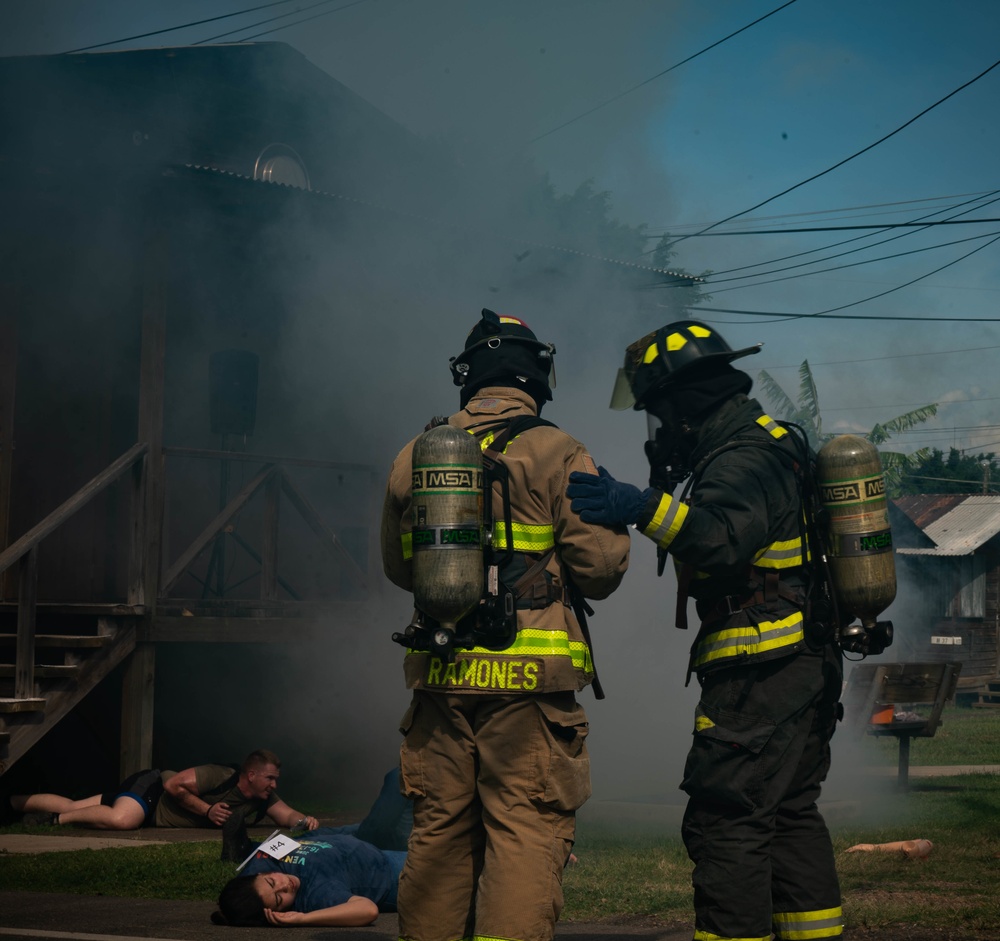 JTF-Bravo Emergency Response Teams during simulated incident