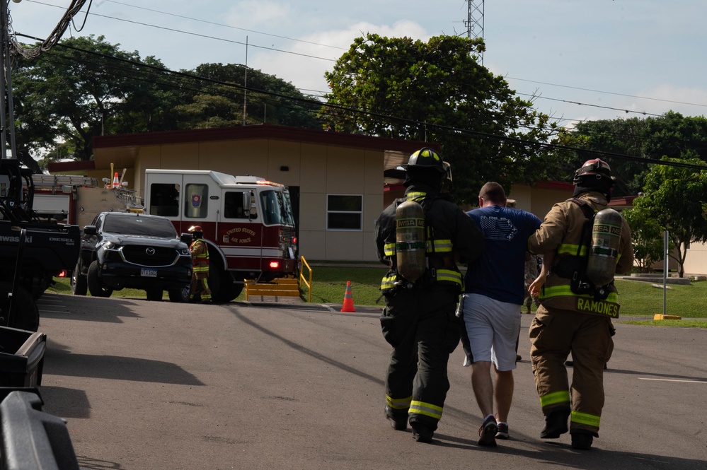 JTF-Bravo Emergency Response Teams during simulated incident