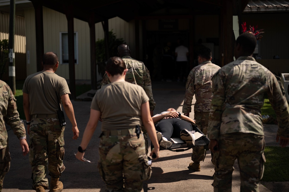 JTF-Bravo Emergency Response Teams during simulated incident