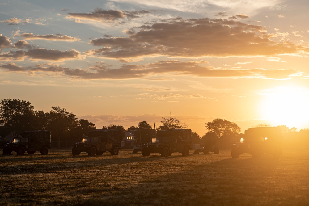 New Jersey National Guard Soldiers and Airmen prepare for Military Review