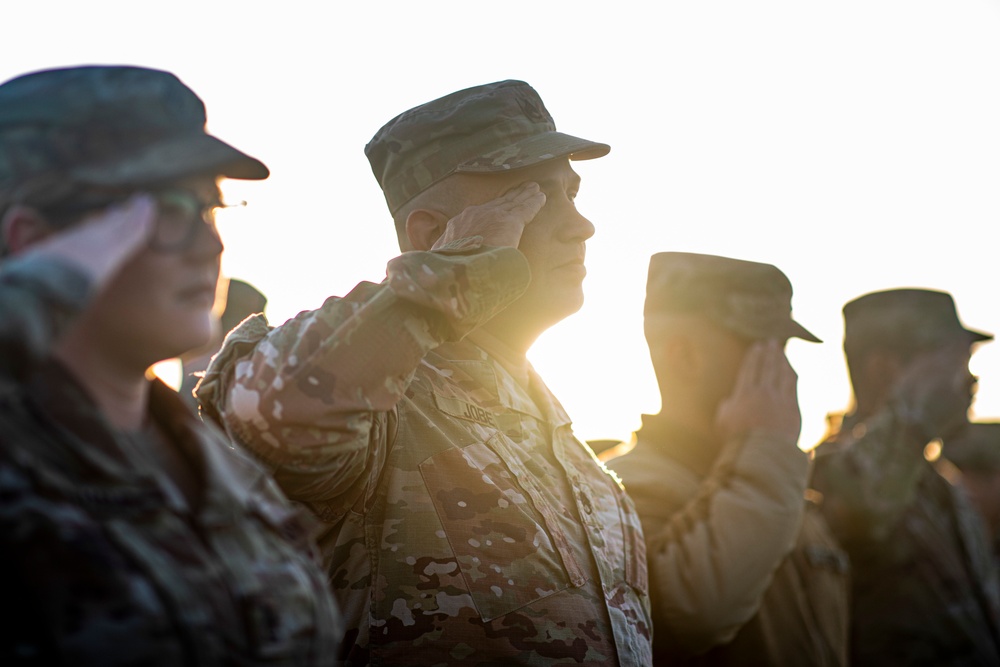 New Jersey National Guard Soldiers and Airmen prepare for Military Review