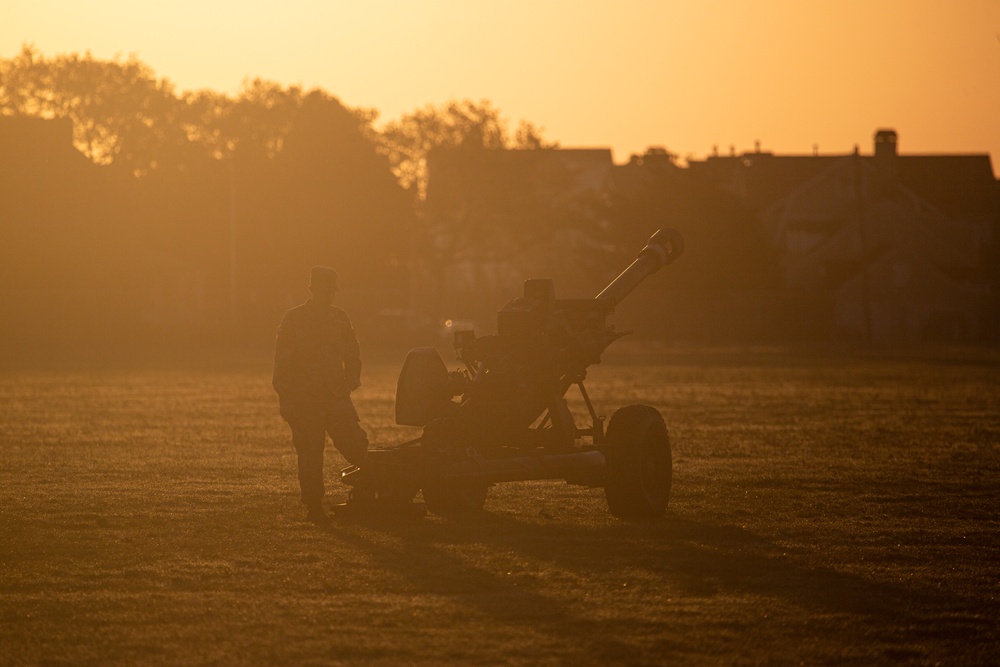 New Jersey National Guard Soldiers and Airmen prepare for Military Review