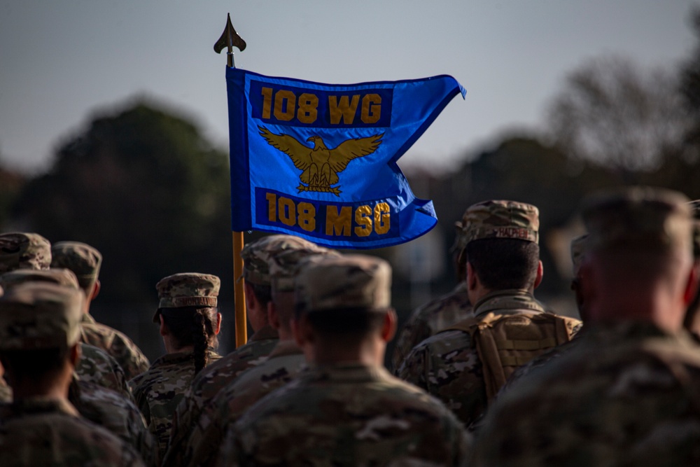 New Jersey National Guard Soldiers and Airmen prepare for Military Review