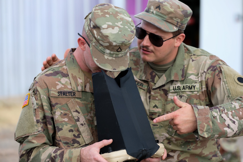 Soldiers get bird's eye view during training