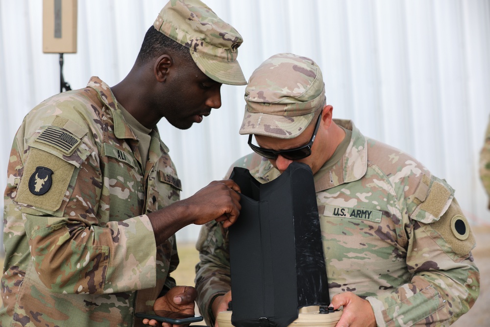 Soldiers get bird's eye view during training