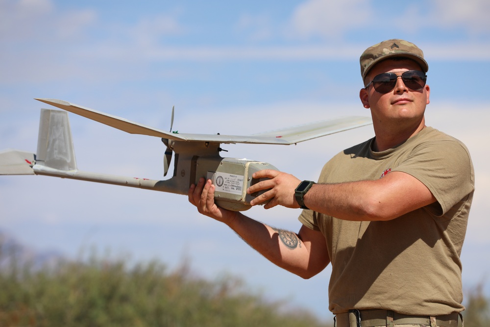 Soldiers get bird's eye view during training