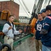 New England Patriots visit USS Constitution