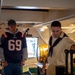 New England Patriots visit USS Constitution