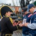 New England Patriots visit USS Constitution