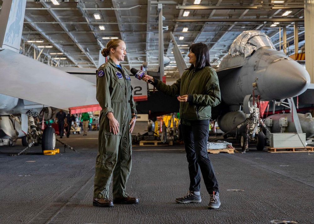 USS George H.W. Bush Distinguished Visitors