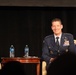 Lt. Gen. Robert Skinner speaks during a cybersecurity panel at the 2022 National Defense Transportation Association – U.S. Transportation Command Fall Meeting