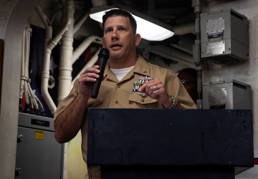 USS Makin Island Celebrates Navy's Birthday