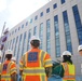 NAVFAC Team Tours Walter Reed Construction Site