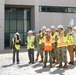 Rear Adm. Lore Aguayo Tours Walter Reed Construction