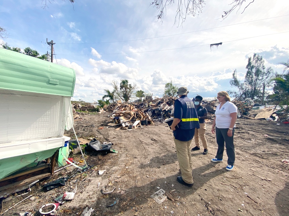 FEMA Administrator Criswell Canvasses Neighborhoods with Disaster Survivor Assistance Teams