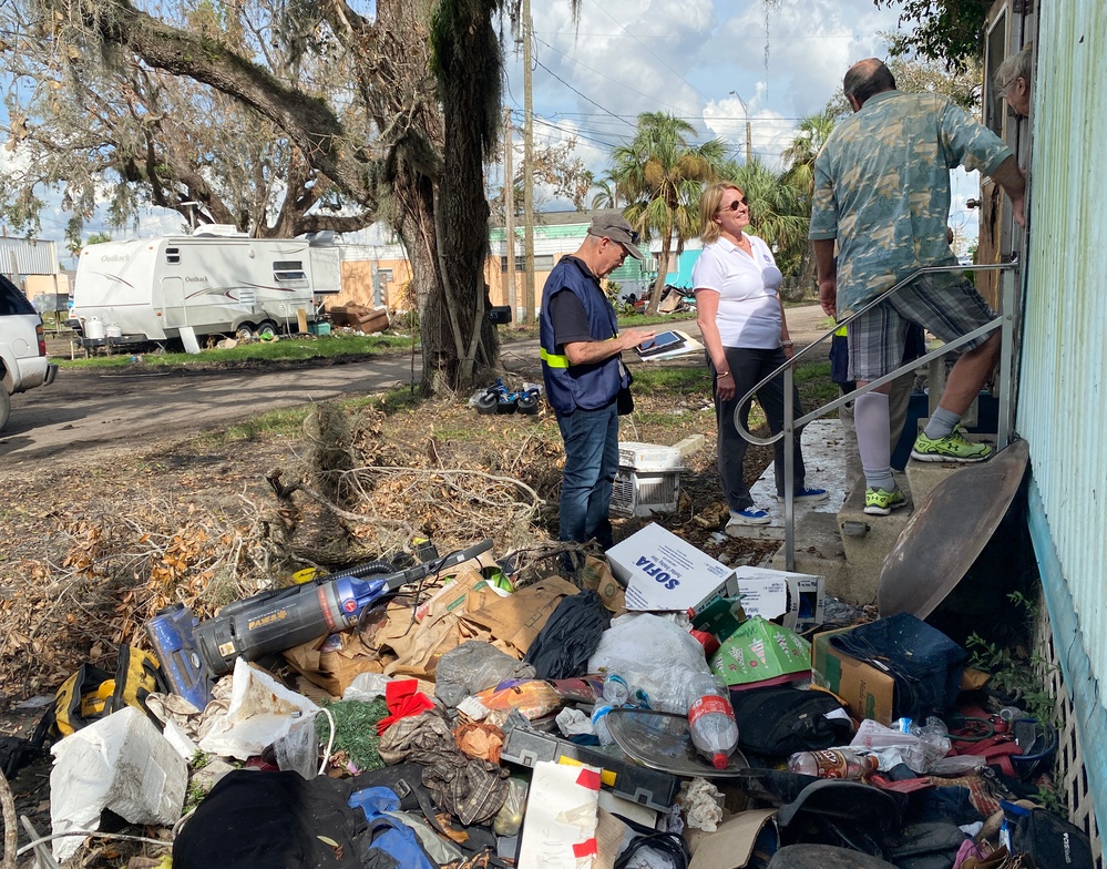 FEMA Administrator Criswell Canvasses Neighborhoods with Disaster Survivor Assistance Teams