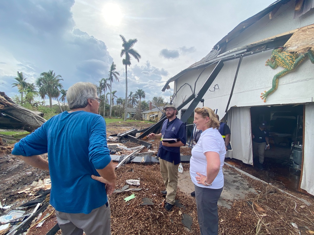 FEMA Administrator Criswell Canvasses Neighborhoods with Disaster Survivor Assistance Teams