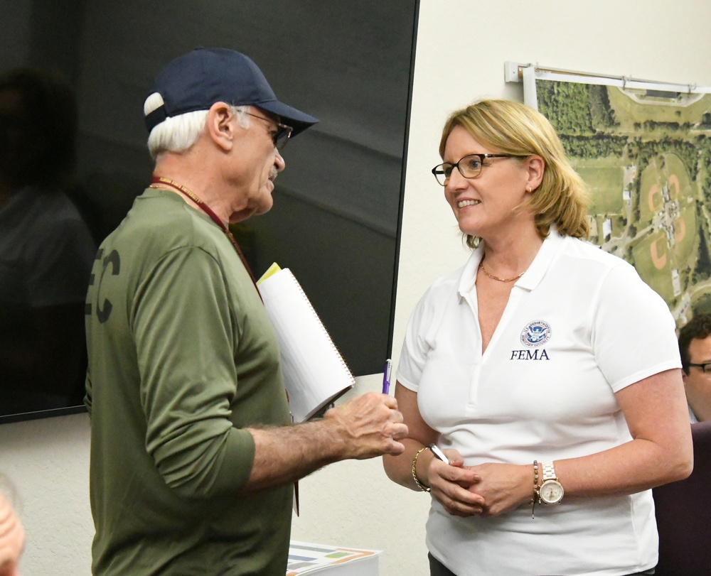 FEMA Administrator Deanne Criswell Visits Lee County Emergency Operations Center