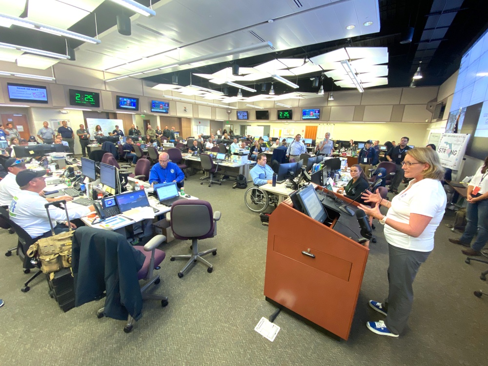 FEMA Administrator Deanne Criswell Visits Lee County Emergency Operations Center