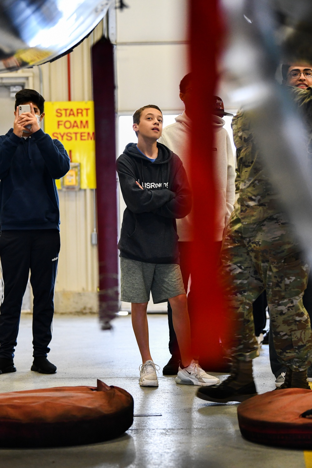 Torrington JROTC visits 104th Fighter Wing