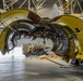 Empty engine compartment on KC-135 Stratotanker