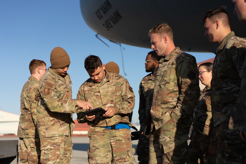 Maintenance Qualification Training Program class at Travis AFB