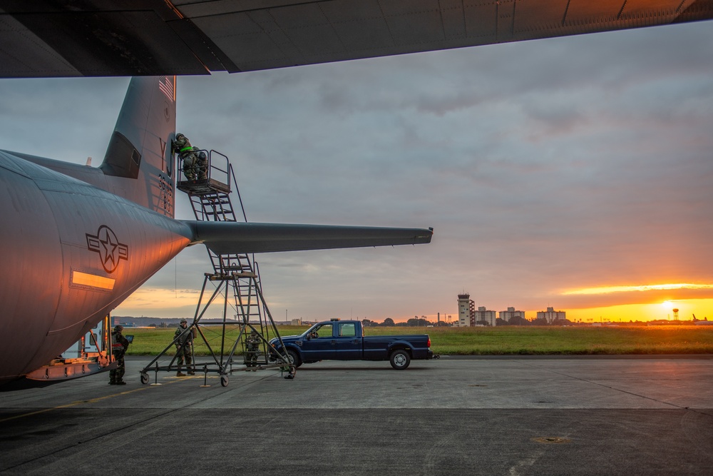 Yokota Airmen maintain fleet readiness during SRI